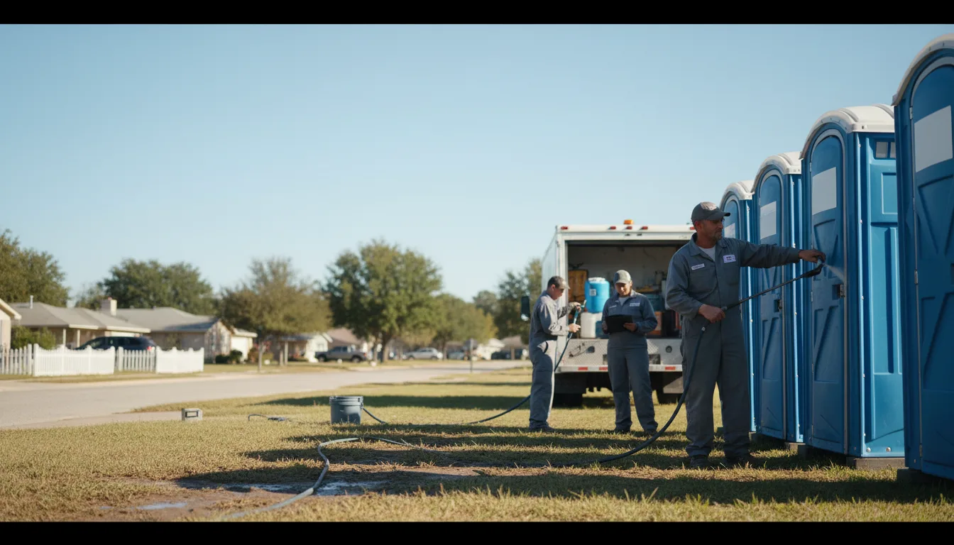 Long-Term Portable Toilet Rental in Cropwell, AL near me